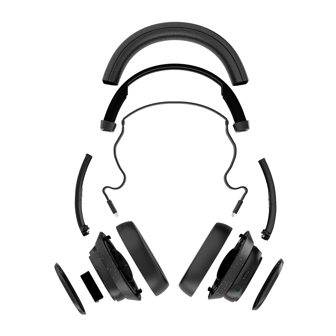 Fairbuds XL Headphone | Koptelefoon | Zwart