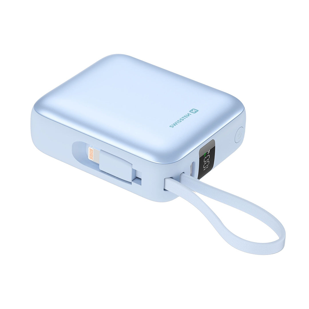 Swissten 35W Powerbank 10.000mAh | Blauw
