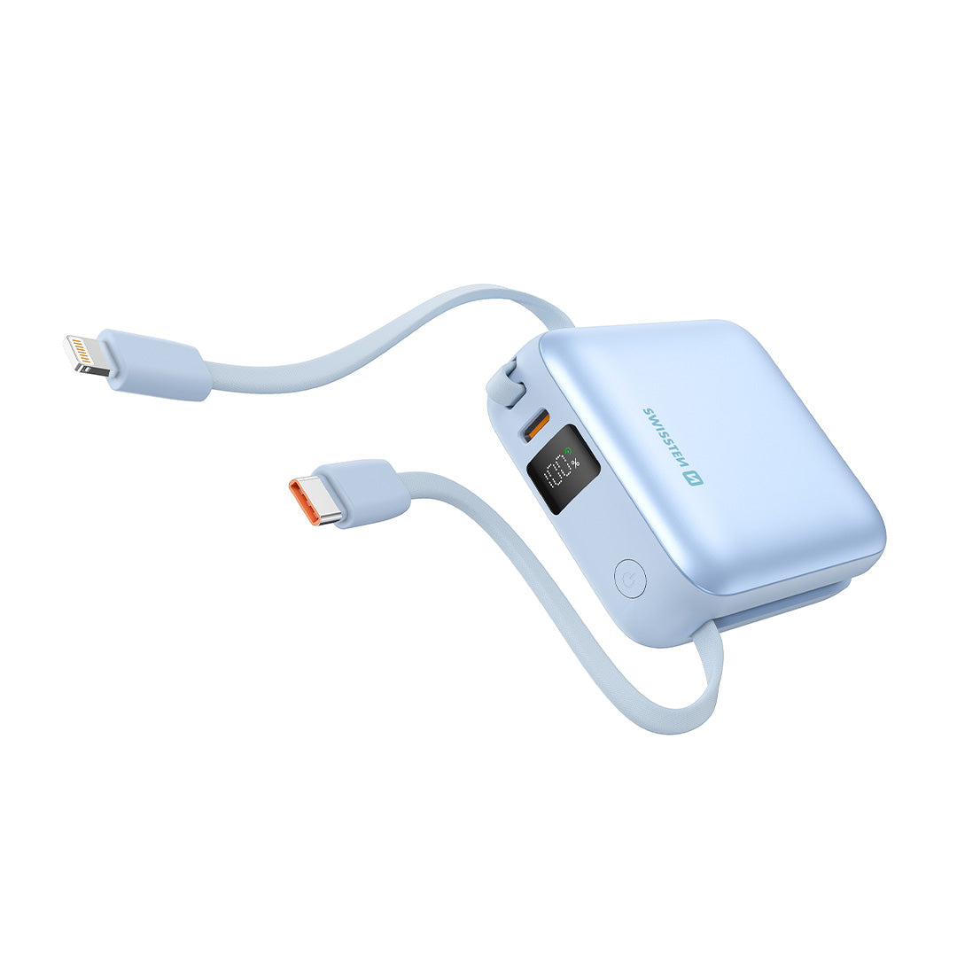 Swissten 35W Powerbank 10.000mAh | Blauw