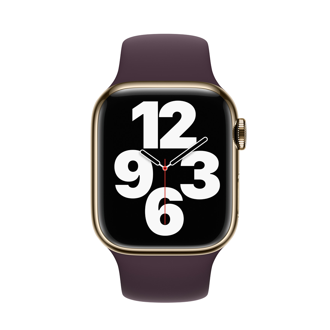 Apple Watch Series 7 41mm Goud / Paars - GPS + 4G