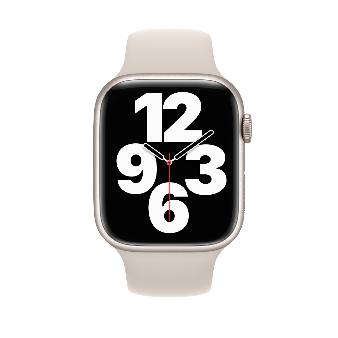 Apple Watch Series 7 45 mm Beige / Beige – GPS + 4G