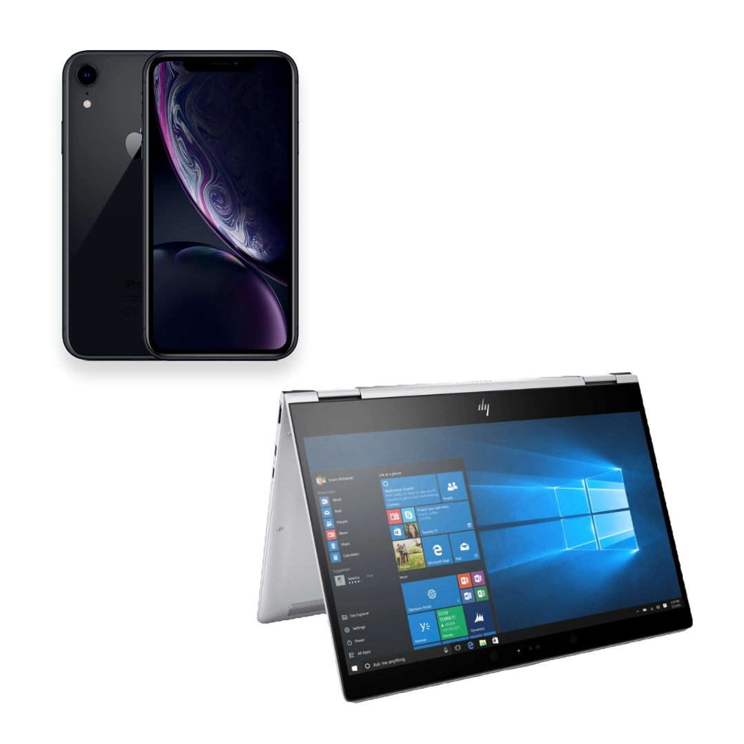 iPhone XR + HP EliteBook X360-1030 G4 - BACK 2 SCHOOL COMBOPACK