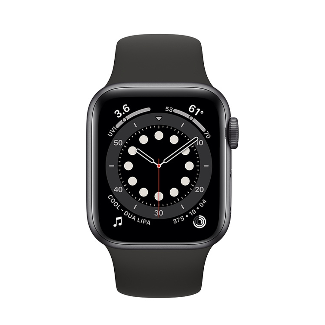 Apple Watch Series 6 40 mm Graphit / Schwarz – GPS + 4G