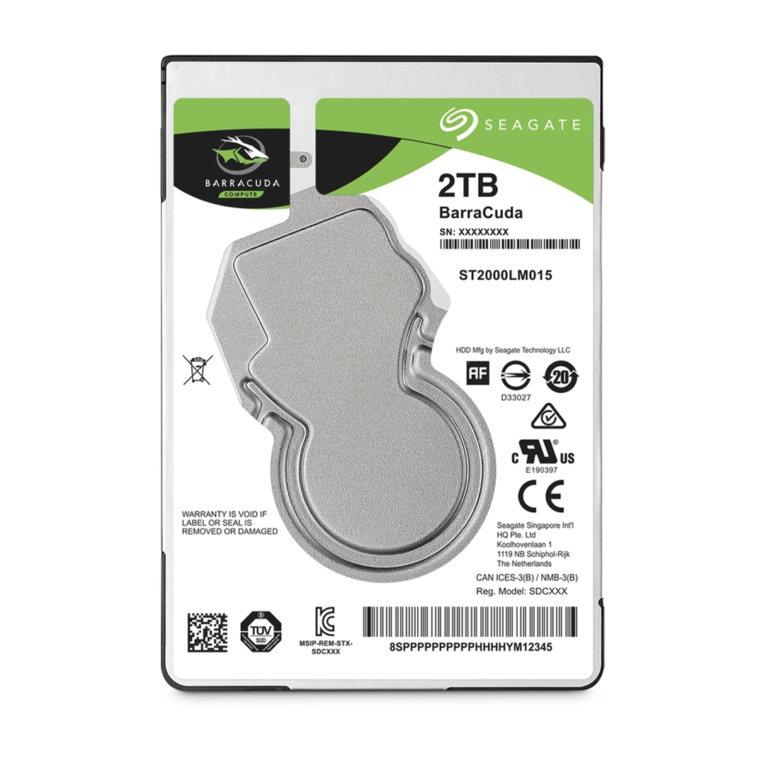 Seagate BarraCuda 2TB HDD 2.5"