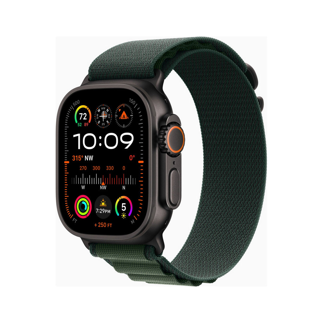 Apple Watch Ultra 2 (2024) | 49mm | GPS + Cellular | Black Titanium | Alpine Green