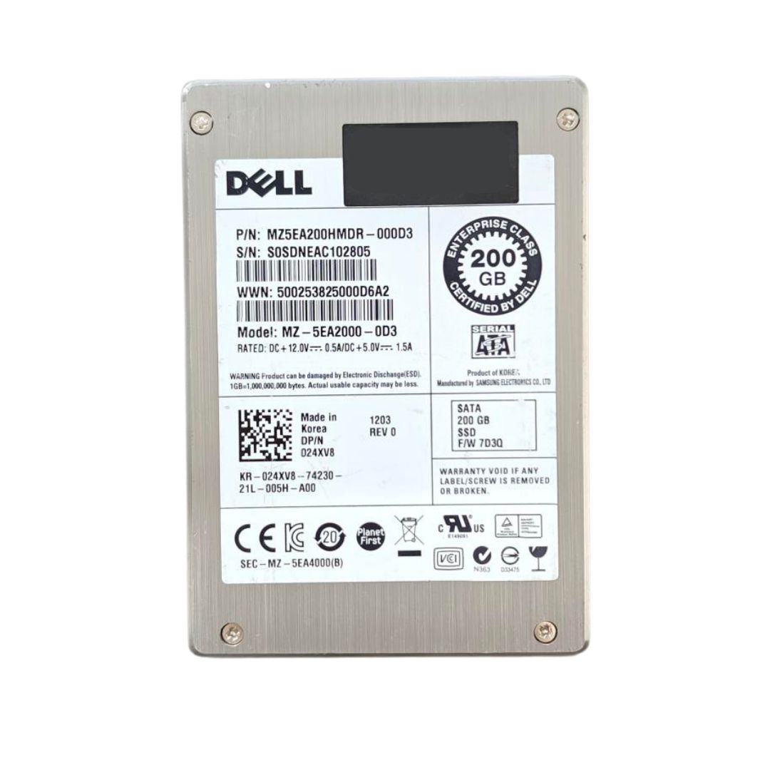 Samsung MZ5EA200HMDR-000D3 Dell 24XV8 200GB SATA 2.5"