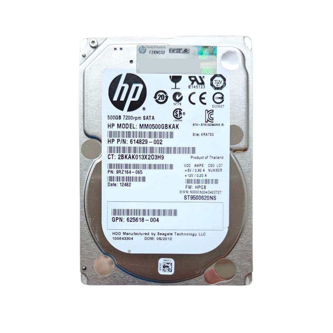 Seagate ST9500620NS 500GB 7.2K SATA HDD 2.5" | HP MM0500GBKAK